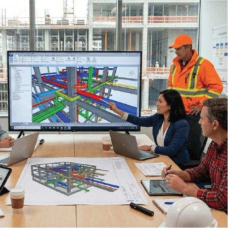 Integrated Coordination: By housing MEP engineers and structural designers under one roof, we eliminate the "design gaps" that cause delays at the Oak Cliff or RER review desks.