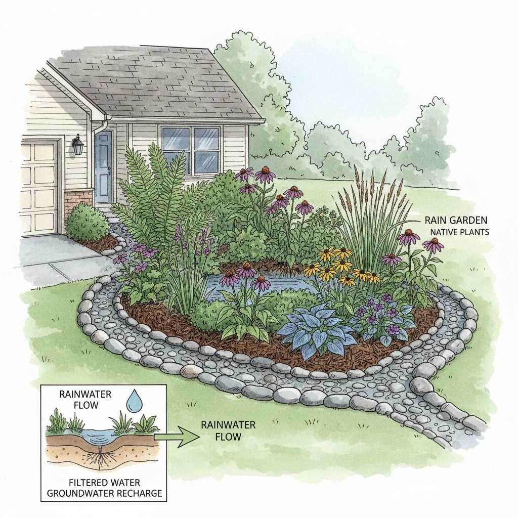 Rain Garden Drainage