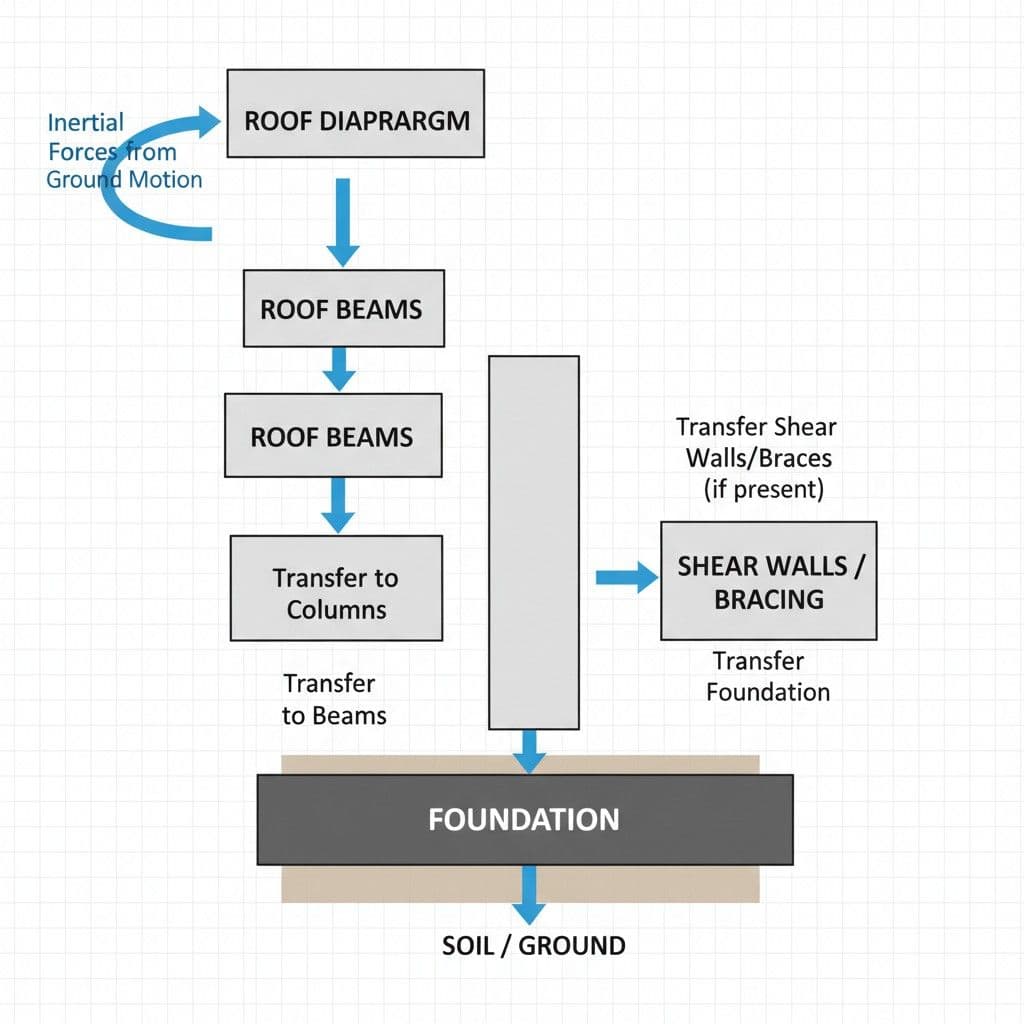 Seismic Load Path Flowchart