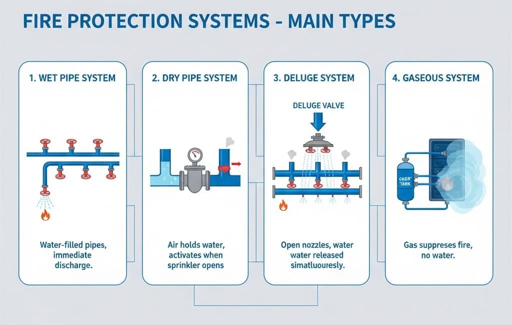Types of Fire Protection Systems